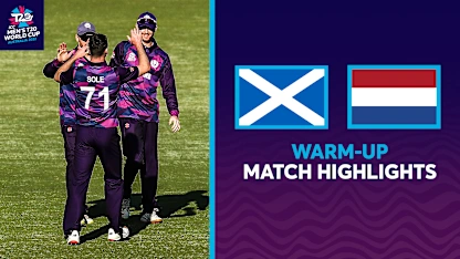 Logo of Scotland tune-up for big time with assured Netherlands win | Match Highlights | T20WC 2022 Warm-Up