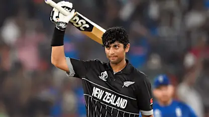 Logo of All the sensational sixes from New Zealand's World Cup win over England | CWC23