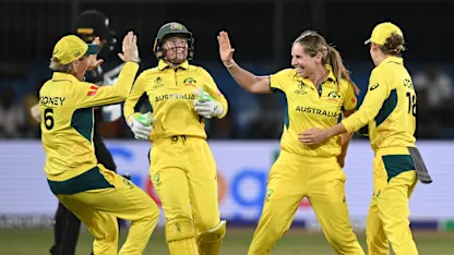 LIVE: Quickfire wickets put AUS in command in CWC25 clash