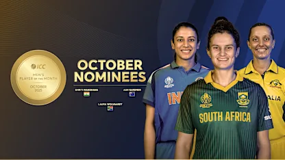 ICC Women’s Player of the Month nominees for October 2025