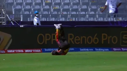 Kabua Morea strikes in the first over