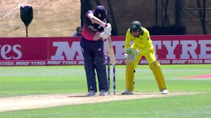 Logo of Luke Hollman is caught behind off Lloyd Pope for 2