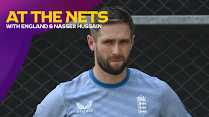 Logo of At the nets with England all-rounder Chris Woakes and Nasser Hussain | CWC23