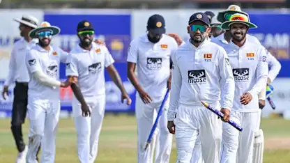 Logo of Prabath Jayasuriya heroics help Sri Lanka to a massive win