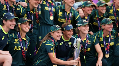 Australia collect their champions medal | Women's T20WC 2026