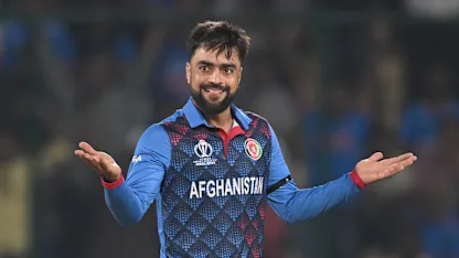Logo of Spin magician Rashid Khan reveals tricks of the trade | CWC23