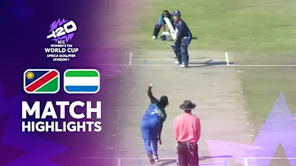 Namibia v Sierra Leone | Match Highlights | ICC Women's T20 WC Africa Qualifier Division 1 thumbnail