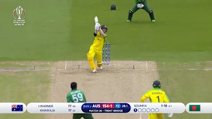 CWC19: AUS v BAN - Highlights as Australia set mammoth 381/5