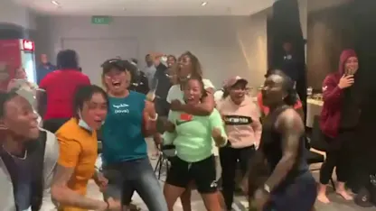 Logo of West Indies players react as South Africa help them book semi-final spot | CWC22