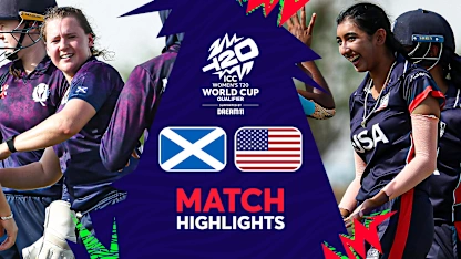 Logo of Scotland v USA | Match Highlights | Women’s T20WC Qualifier 2024