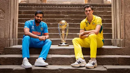 Logo of Title on the line as stage is set for World Cup classic in Ahmedabad | Match 48 Preview | CWC23