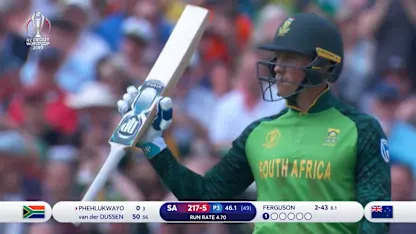 Logo of CWC19: NZ v SA - Highlights of van der Dussen's 67*