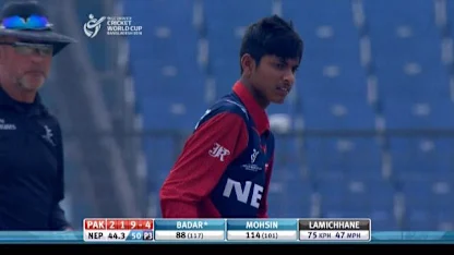 Logo of Lamichhane, 3-53 vs Pakistan – PAK v NEP