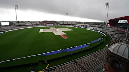 Logo of Old Trafford rain