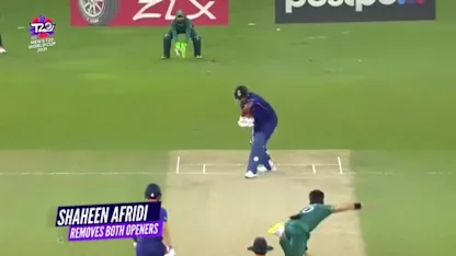 Logo of Nissan POTD: Shaheen Afridi removes India openers