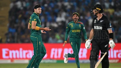 Logo of New Zealand slip up under the lights | CWC23