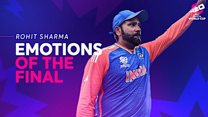 Logo of Rohit Sharma's raw emotions after final win | T20 World Cup 2024