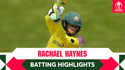 Logo of Highlights: Rachael Haynes with an assured half-century
