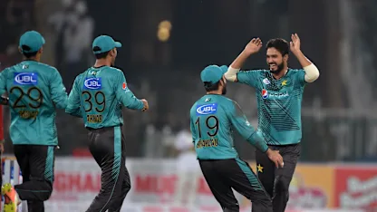 Rumman Raees and Shadab Khan broke the batting of the visitors and took four wickets between the two of them