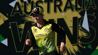 Logo of WT20WC: Aus v NZ - Australia edge into semis