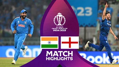 Logo of India thump England for sixth successive win | Match Highlights | CWC23