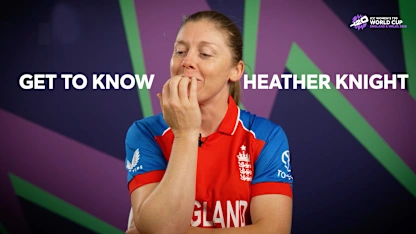 Get to know England batter Heather Knight