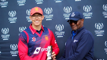 Jersey batter creates history with Challenge League innings