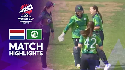 Netherlands v Ireland | Match Highlights | Europe Qualifier Div 1 Thumbnail