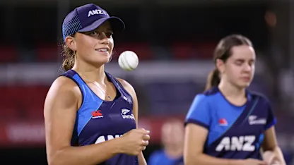 Follow Eden Carson's routine at the Kiwi nets | WI v NZ | WT20WC 2024
