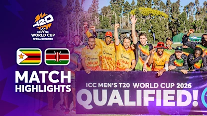 Zimbabwe v Kenya | Match Highlights | ICC Men's T20 World Cup Africa Qualifier