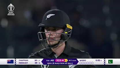 Logo of Mark Chapman - Half Century - New Zealand vs Pakistan