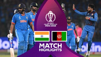 Logo of Bumrah and Rohit steer India to second successive win | Match Highlights | CWC23