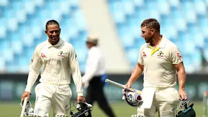 Logo of Usman Khawaja (left) and Aaron Finch (right) impressed as an opening pair in the UAE