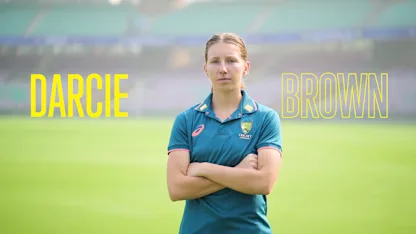 Logo of Get to know the irresistibly quick Darcie Brown | 100% Cricket Superstars
