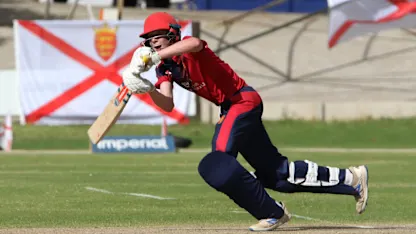 Logo of Josh Lawrenson impresses with a fifty for Jersey at the Cricket World Cup 2023 Qualifier Play-off