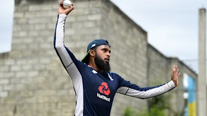Logo of Adil Rashid moved up to No.3 on the bowlling charts