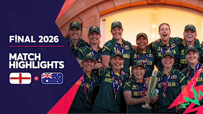 Perfect Australia storm to victory | Match Highlights | Women's T20WC 2026