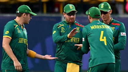 Logo of South Africa make early inroads on Netherlands | CWC23