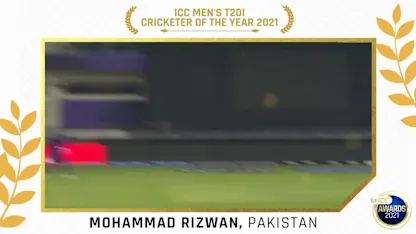 Logo of ICC Men's T20I Player of the Year 2021: Mohammad Rizwan