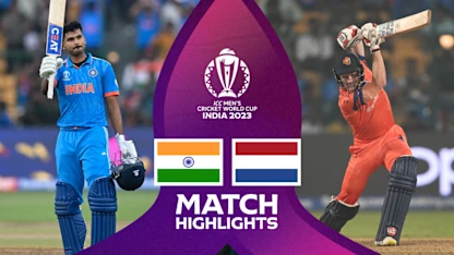 Logo of India remain unbeaten in the group stage | Match Highlights | CWC23