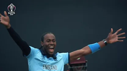 Logo of CWC19: ENG v WI - Archer wicket montage