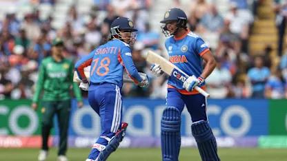 LIVE: Mandhana steadies India against Pakistan