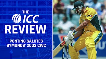 Logo of Ponting salutes Symonds' 2003 World Cup campaign | The ICC Review
