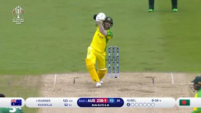 Nissan POTD: David Warner hits a bullet straight six off Rubel