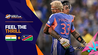 India v Namibia | Feel The Thrill | T20WC 2026