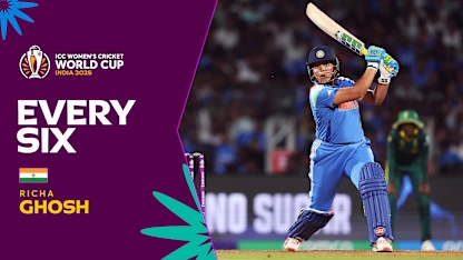 Every Richa Ghosh six | Player Highlights | CWC25