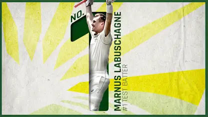 Logo of The new No.1 Test batter.