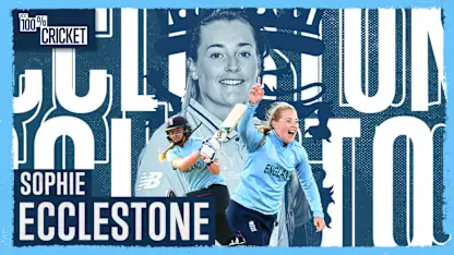 Logo of Sophie Ecclestone | England's dominant spinner | 100% Cricket