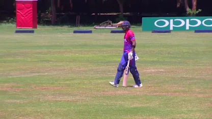 Captain Khadka caught for 20