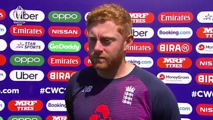 CWC19: ENG v NZ - Jonny Bairstow speaks after England's first innings